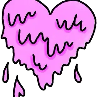 heart pink splash dripping art 262906108017212 by xnishx