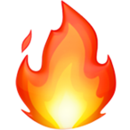 fire emoji - Sticker by Michelle - 1024 x 1024 png 962kB
