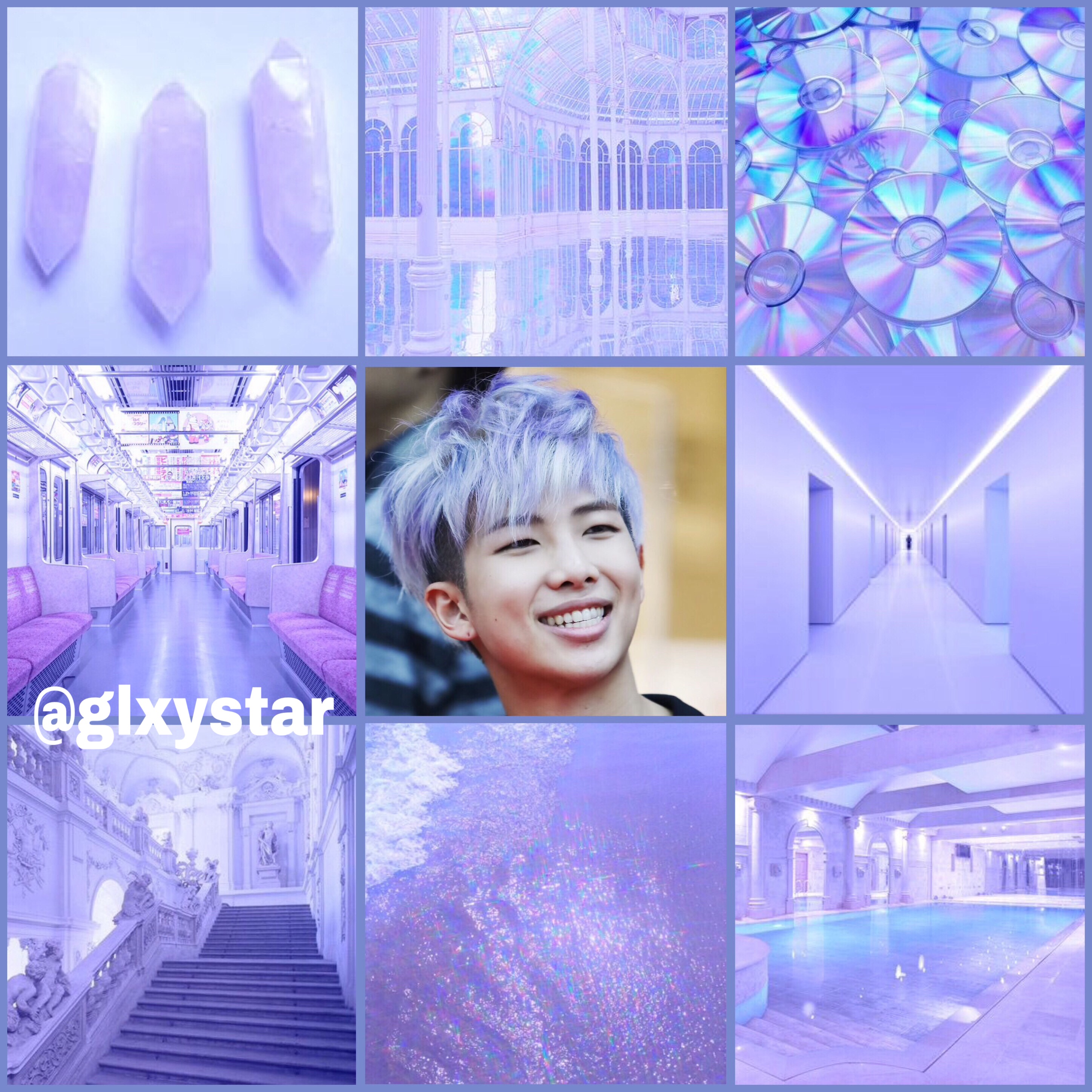 Rapmonster Bts Purple Aesthetic Edit Image By Egg