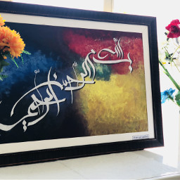 oilpainting calligraphy painting