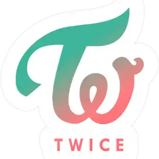 Twice Logo Multicolor By Lightyoonseok