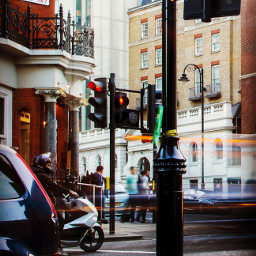streetphotography london slowshutter travel trafficlight freetoedit
