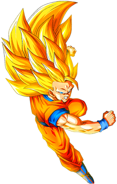 goku ssj3 punch angry dragonball sticker by @creativeskh