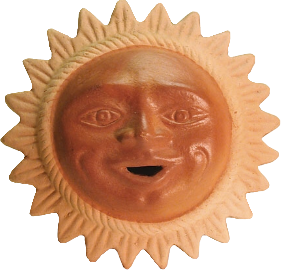 sunstone aztec sun face summer sticker by @mangosaresuchhoes.
