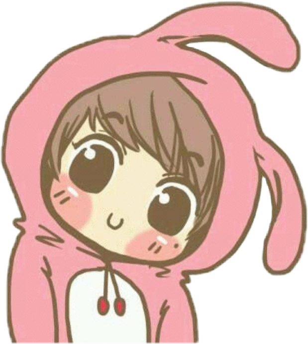 girl cute anime kawaii pink sticker by @nataliauyu.