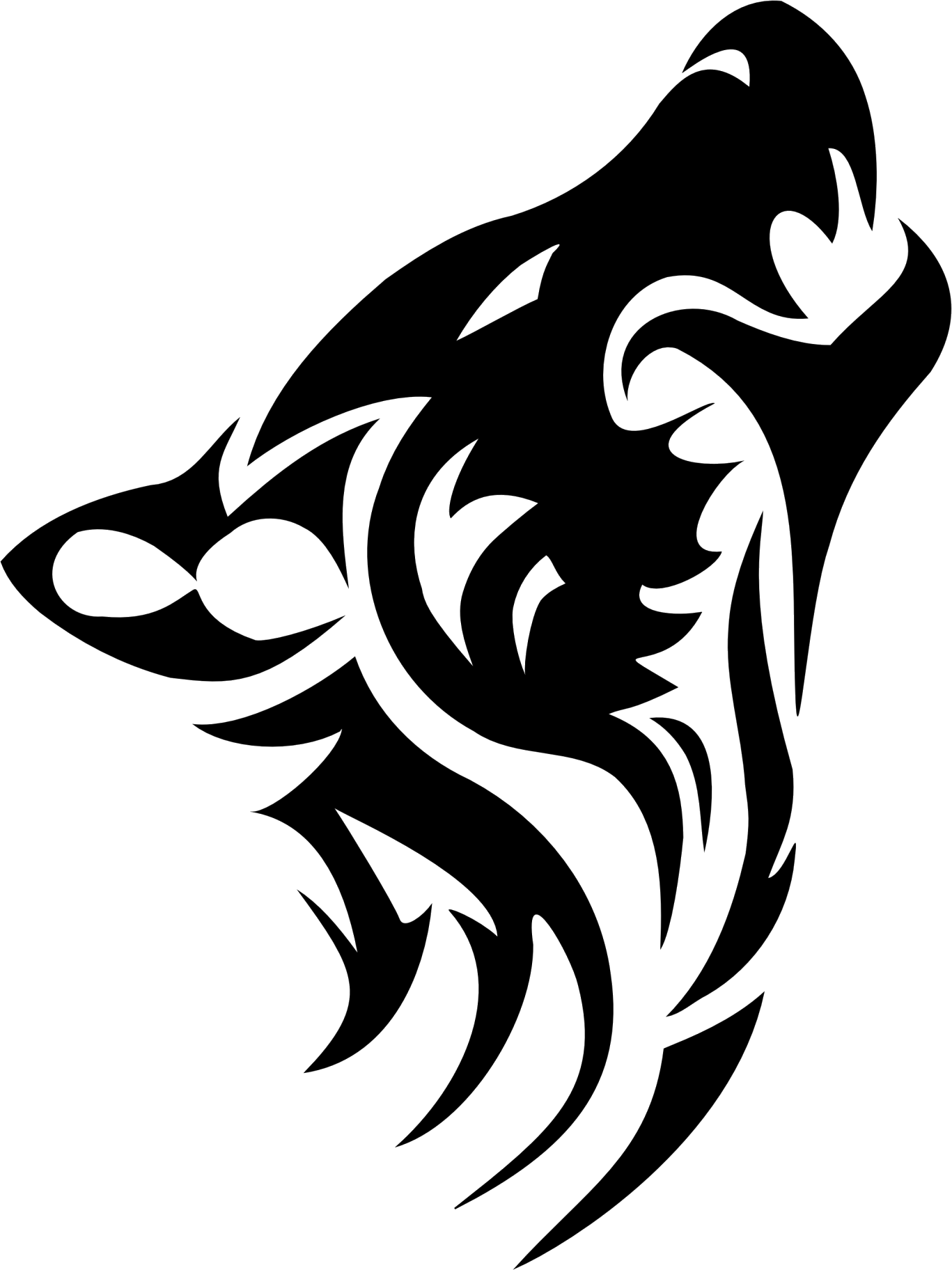 Black dragon tribal illustration, Logo PicsArt Studio YouTube Editing,  Simple Dragon, leaf, text png | PNGEgg