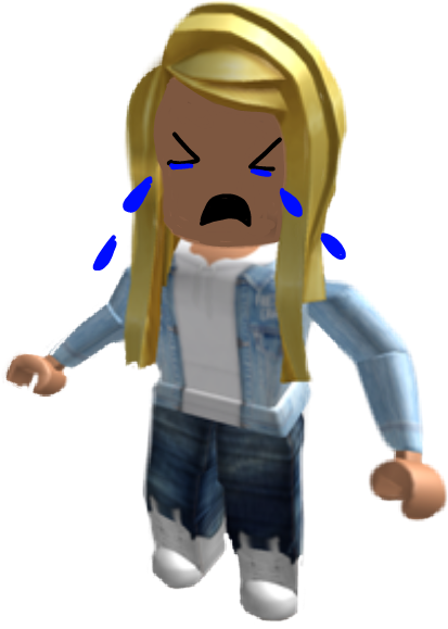 Crying Roblox Sticker By Gacha Stickers - 