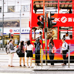 streetphotography hongkong doubledeckeroldbus slowshutter citylife freetoedit