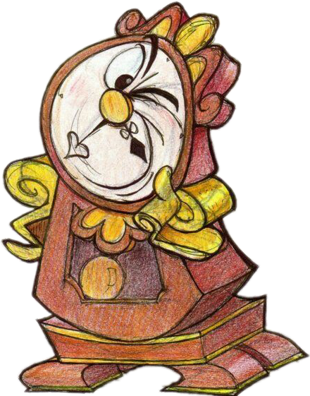 Clockpendoloorologio Cartoondisegnopencil Art Pencilmat