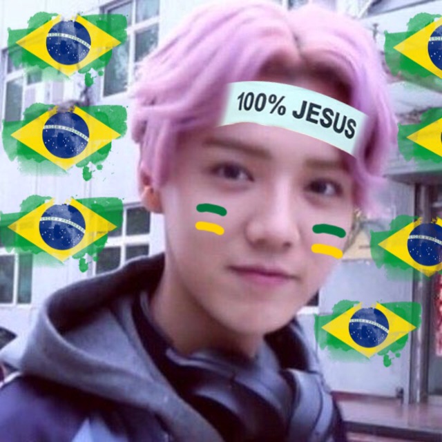 Luhan Exo Br Copadomundo Kpop Meme Icons Exoluhan World