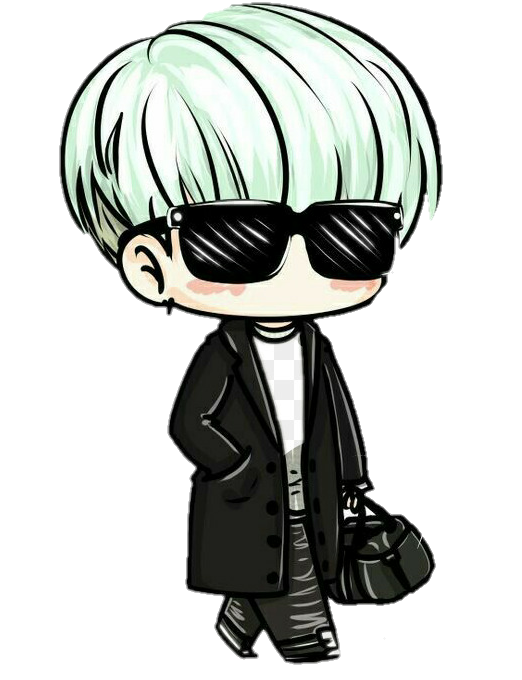 Download bts yoongi suga chibi - Sticker by blue.