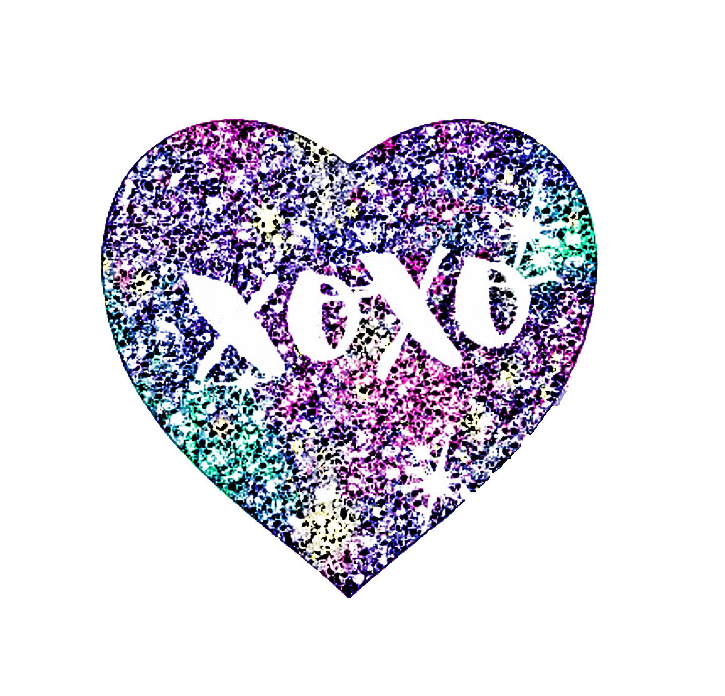 Ftestickers Heart Love Xoxo Colorful Sticker By Misspink88