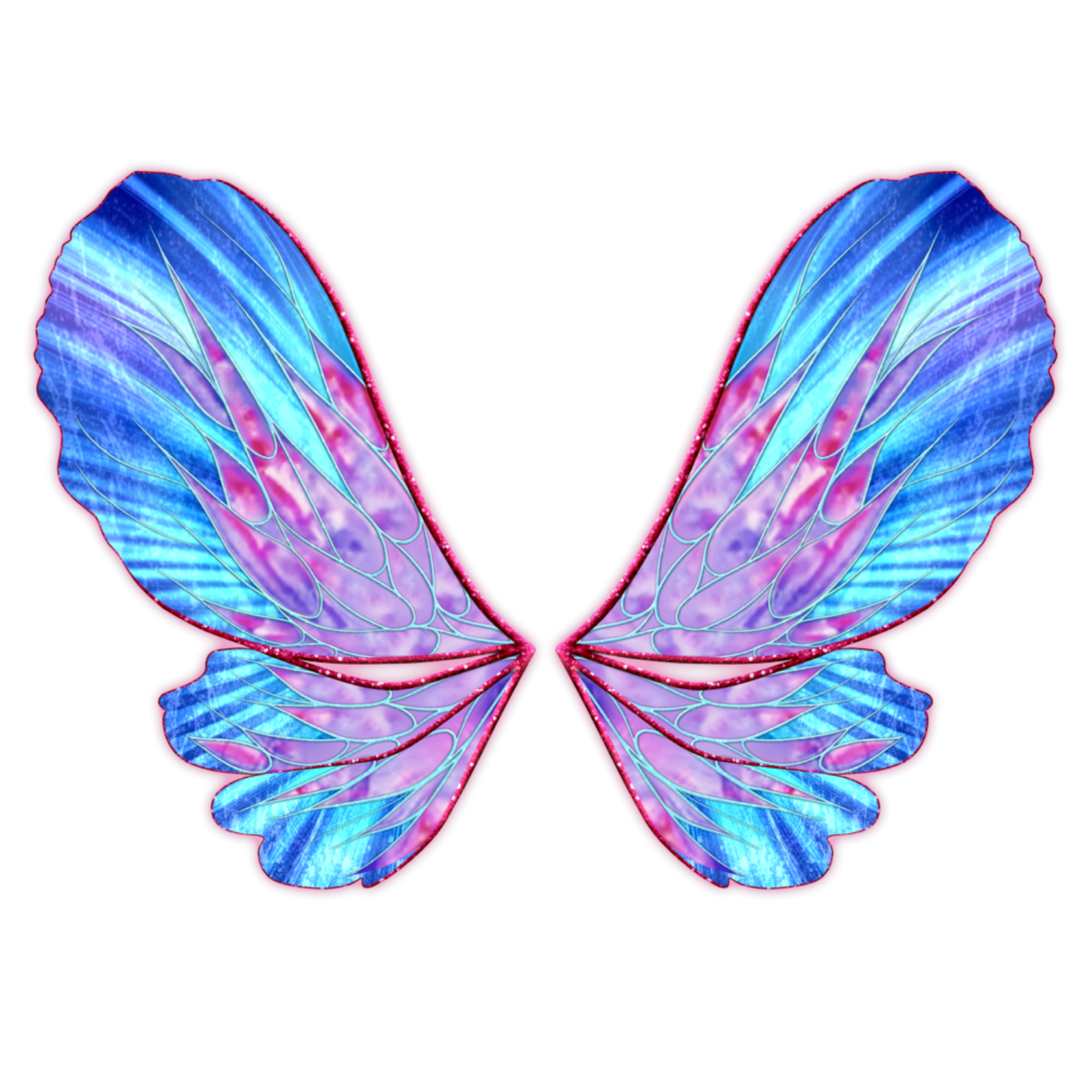 Cartoon fairy wings