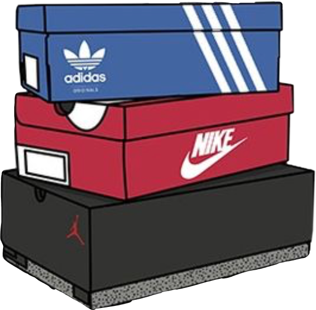 nike shoe box sticker