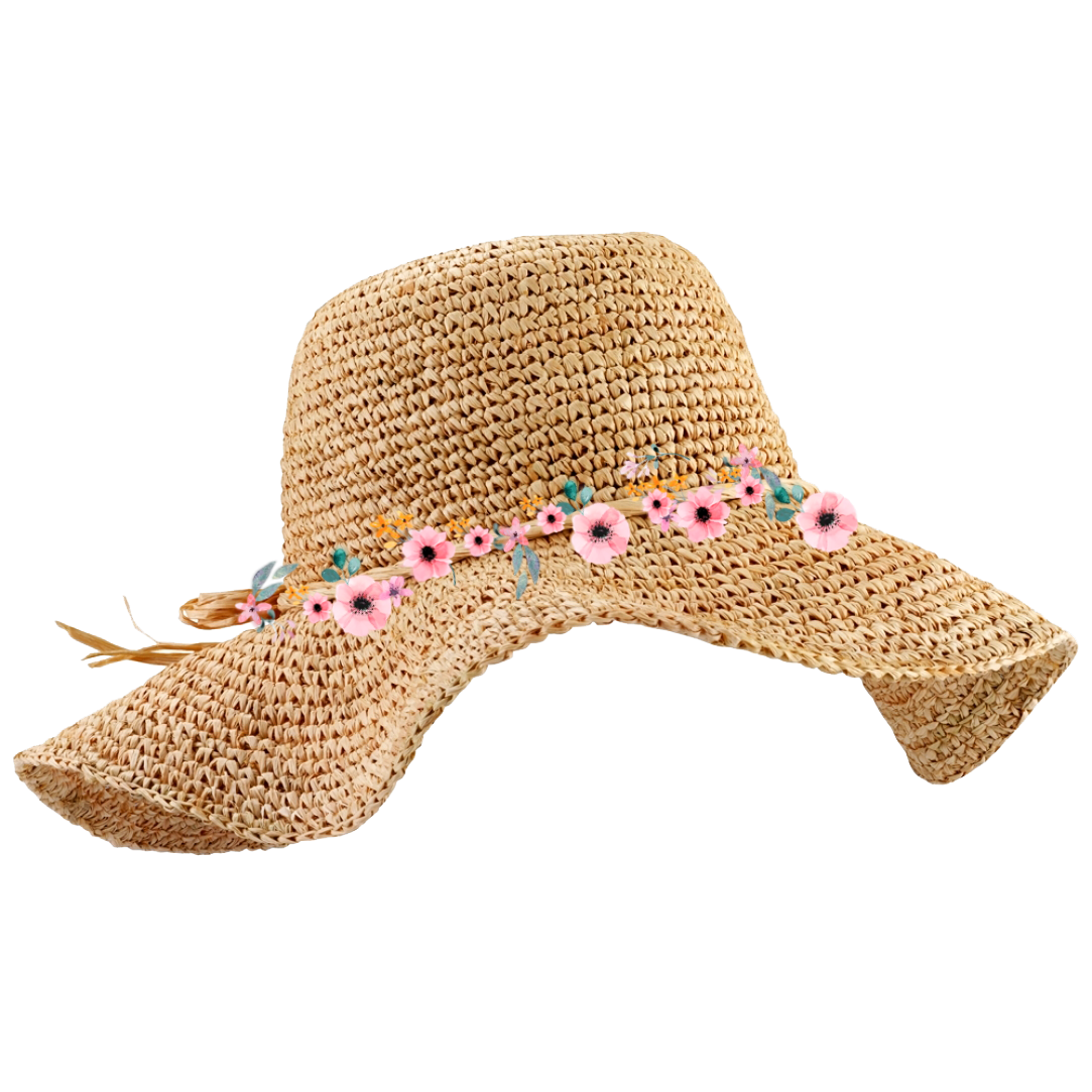 Summer hat. Соломенная шляпа. Головные уборы на прозрачном фоне. Шляпка пляжная. Шляпа летняя соломенная.