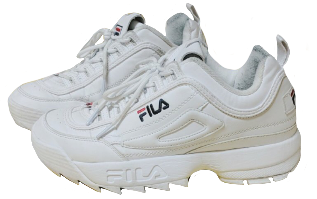 fila shoes transparent