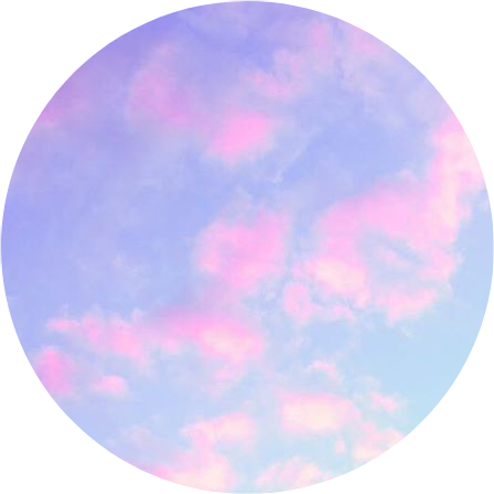 clouds pink blue purple sky sticker by @shyshy_army