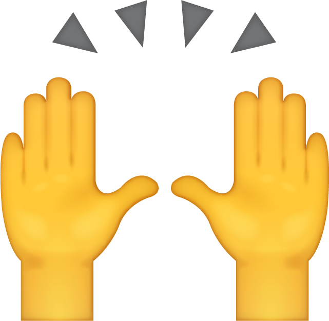 This visual is about emoji emojis handsup up clap freetoedit #emoji #emojis #hand...