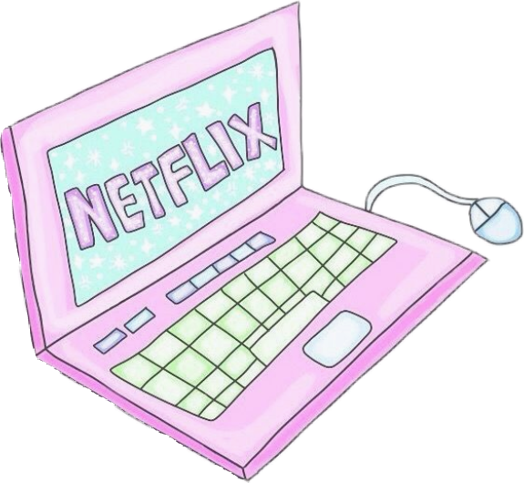 laptop netflix movies series sticker by @mariaandraa