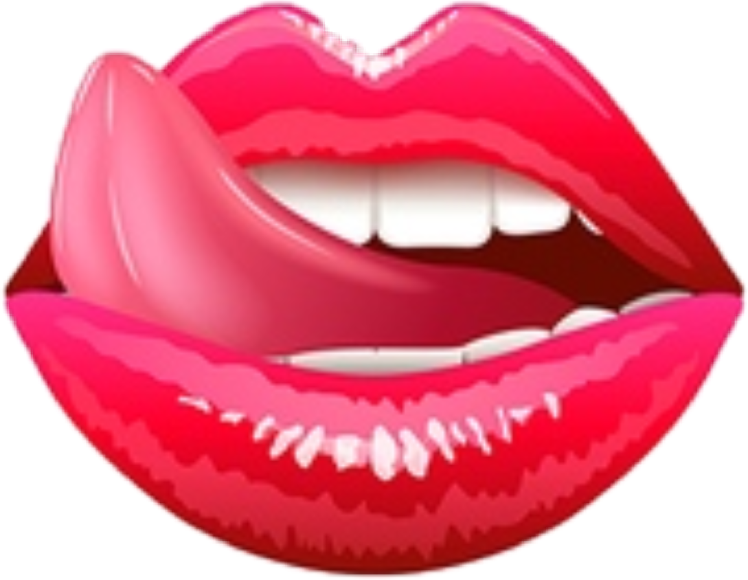 Lick Lips Sweet Pretty Red Love Drawing