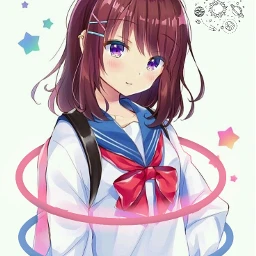 Lukisan anime girl