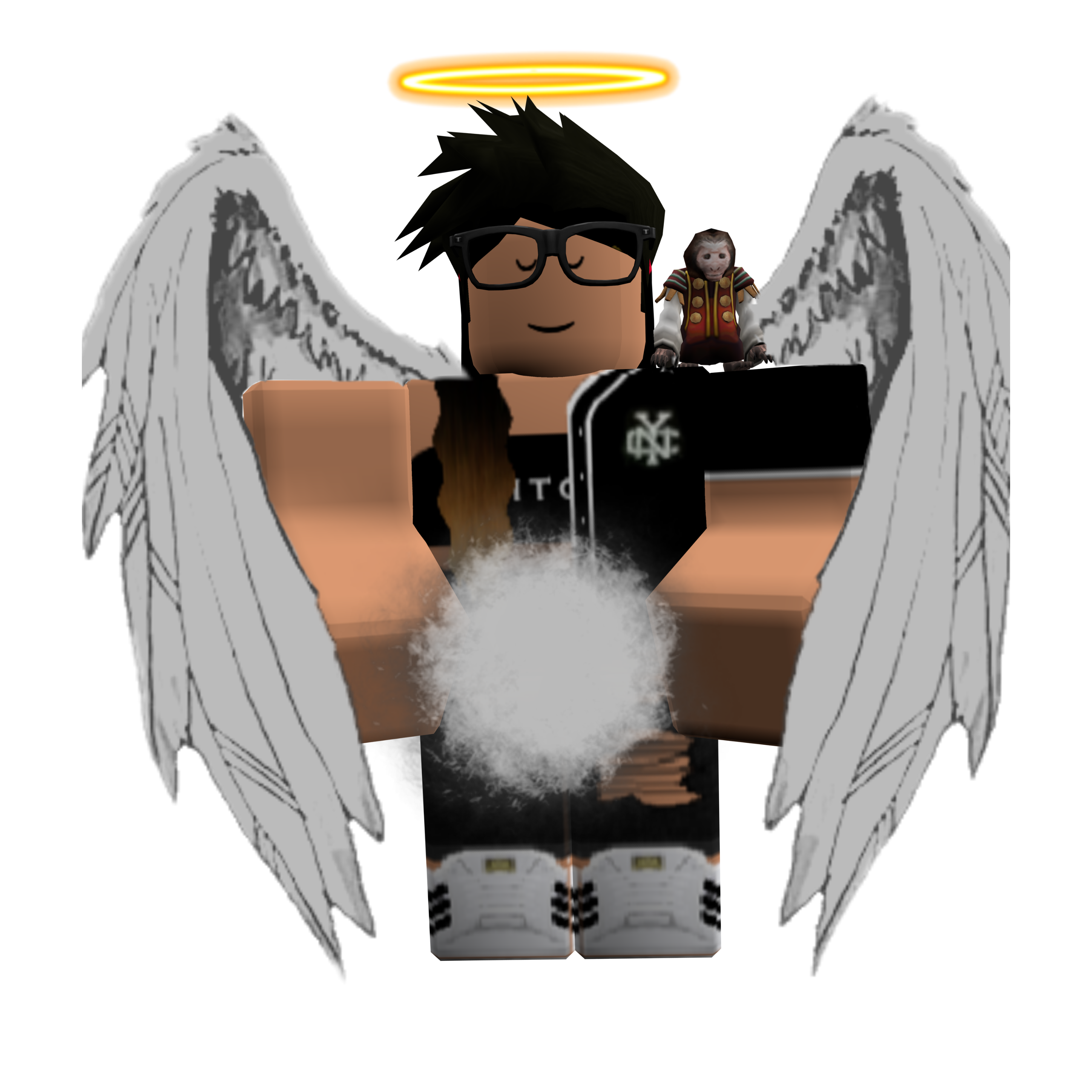 Roblox Angel Wings With Halo Roblox Free Noob Accounts - roblox halo and wings
