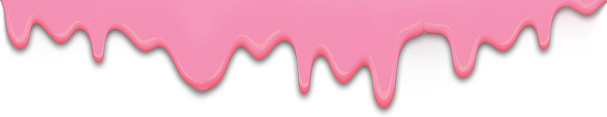 Текущий вектор. Розовые подтеки. Потеки мороженого. Потеки розовой краски. Розовый цвет с подтеками.