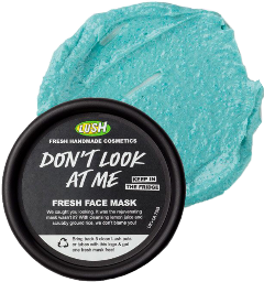 lush dontlookatme facemask blue skincare freetoedit