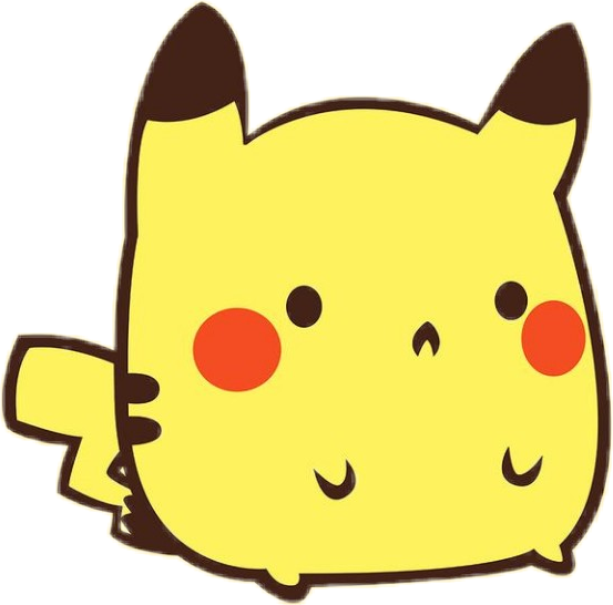 cute pikachu yellow pokemon sticker by @sweetysunnylove