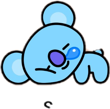 bt21 bts namjoon rm koya freetoedit sticker by @taeseok32