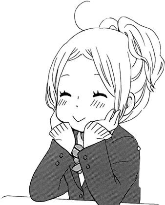 Anime Animegirl Happy Blush Freetoedit Sticker By