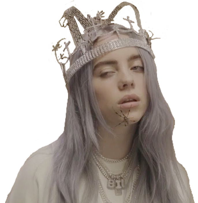 Billie eilish the greatest. Crown Билли Айлиш. Билли Айлиш в короне. Бали Айлиш певица.