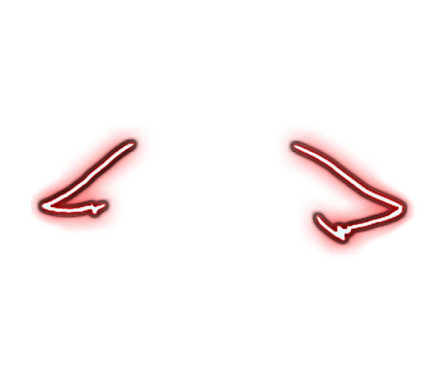 неоновые ушки без фона. неоновые ушки. кошачьи уши на белом фоне. футаж хвоста. ушки для фотошопа.