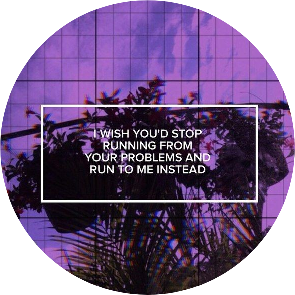 purple aesthetic tumblr quotes sticker by @aesthetic_loser