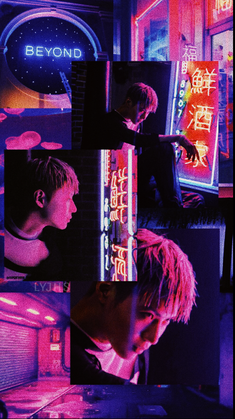 Taemin Shinee Move Kpop Korean Collage Wallpaper Neon