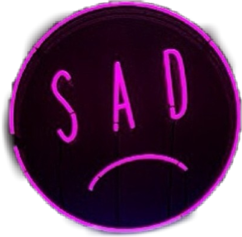 sad sadgirl sadboys neon sticker by @brunaluizacarnelozzi