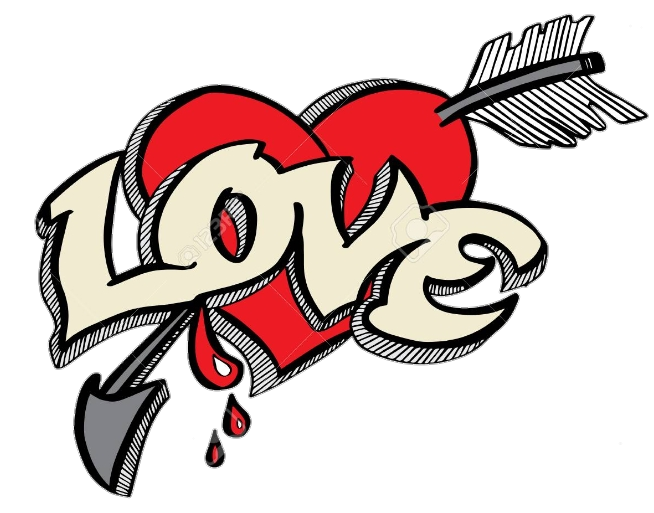 graffiti loveheart - Sticker by ⚠️༄𝓜𝓻𝓼𝓡⚠️