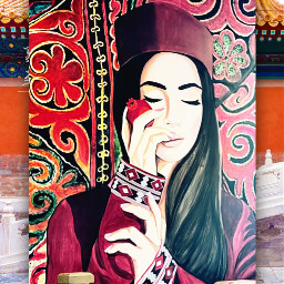 freetoedit beauty armenian traditionaldress taraz red purple black