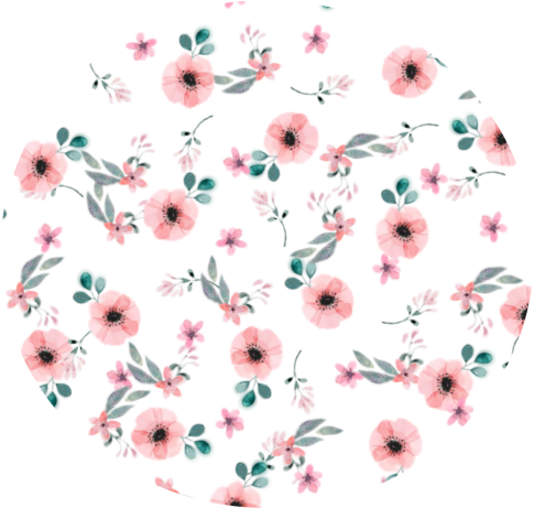 flowers circle circulo white sticker by @obsesionadaxbts