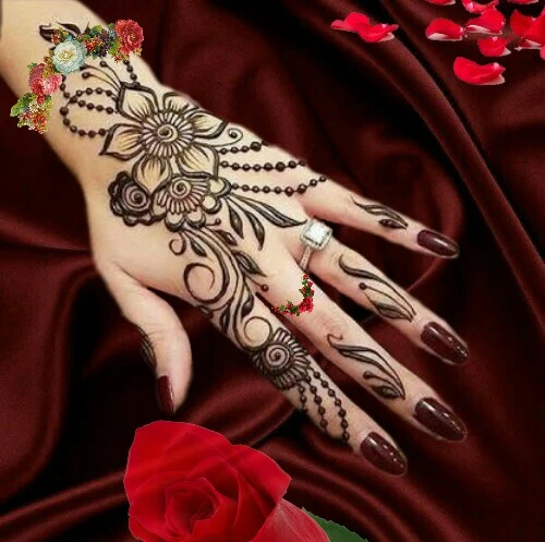 Hand Design Mehndi Image By No Name Hand Design Mehndi Image By No Name