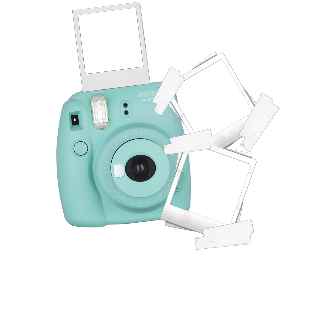 polaroid camera picture sticker template edit cute aest