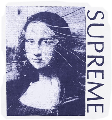 supreme mona lisa sticker