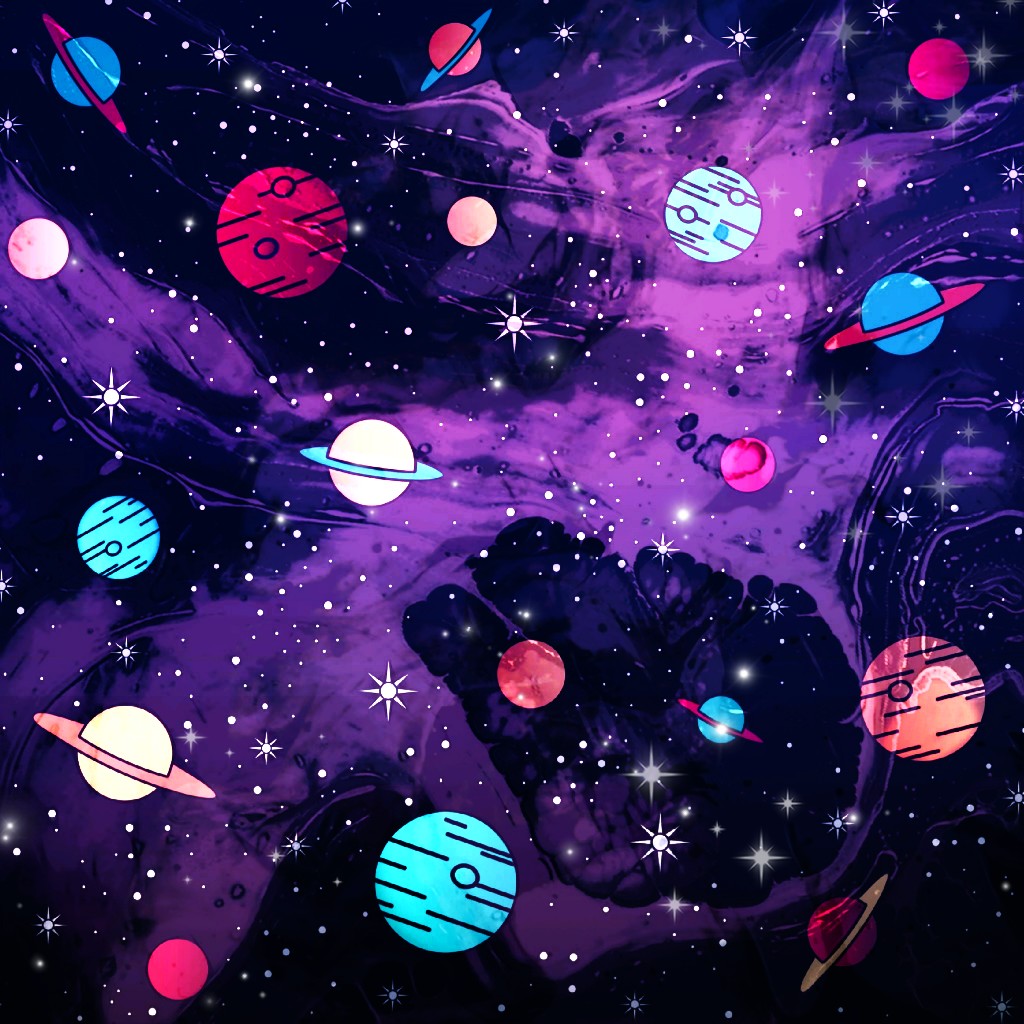 Cute Space - Trippy Space Backgrounds - WallpaperSafari - best-weabstart3