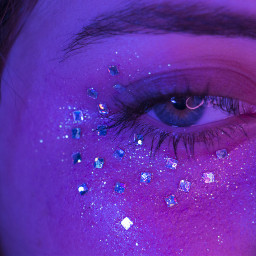 freetoedit purple eye myphonesgonnadie glitter