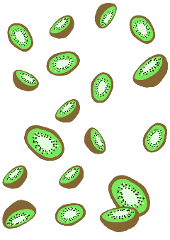 green kiwi fruits brown transparentbackground freetoedit