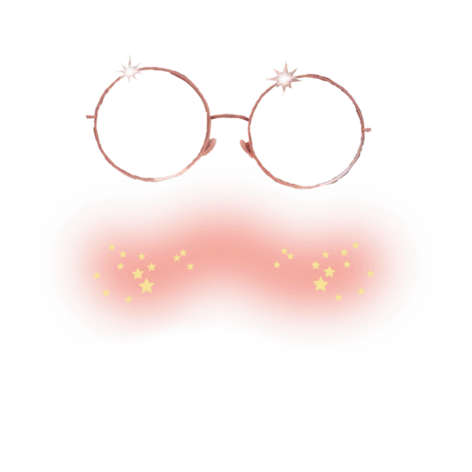 freckles glasses cute kawaii blush...