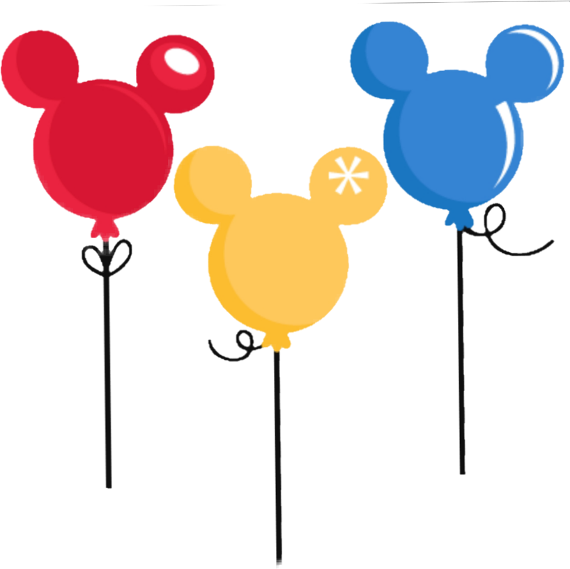 balloons balloonstickers mickeymouse sticker by @lacynicole2.