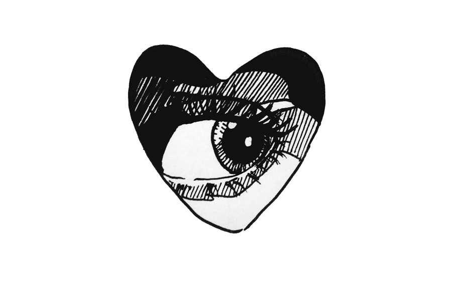 heart eye tumblr aesthetic vaporwave sticker by @kckichiv.