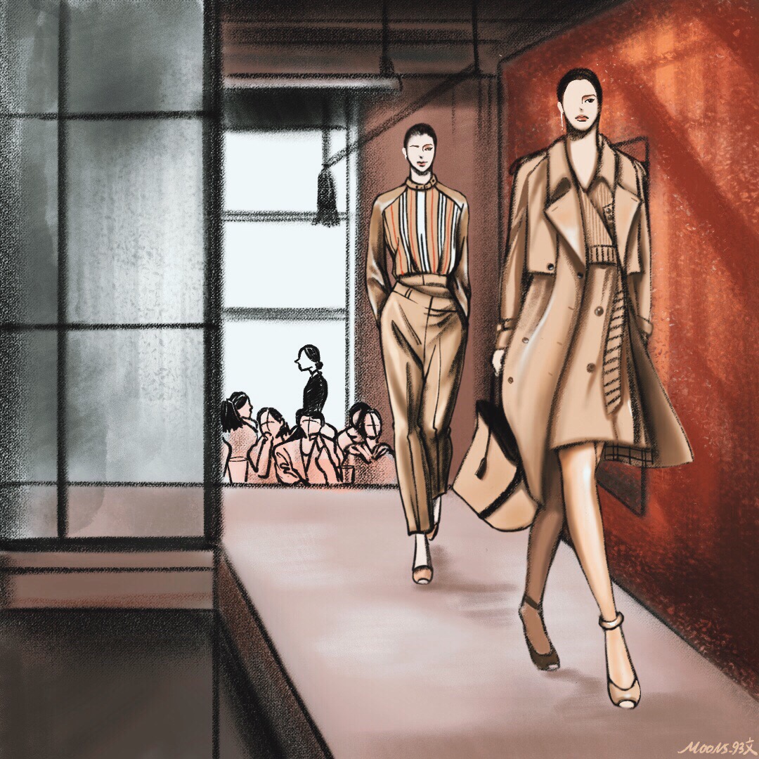 fashion show illustration