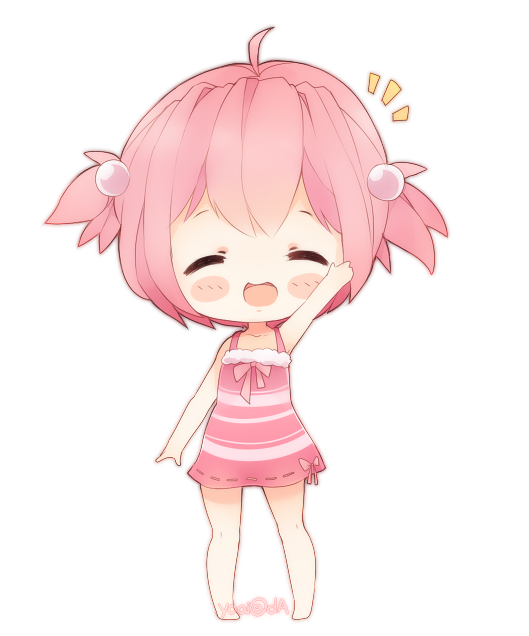 Chibi Kawaii Cute Anime Girl Freetoedit Sticker By Banyamu The Best